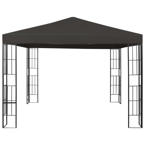 Pavillon 3x3 m antracitgrå