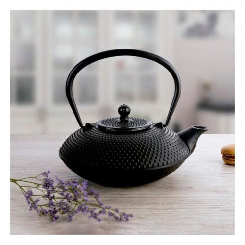 Aissa tekande - sort metal/rustfrit stål, 800 ml
