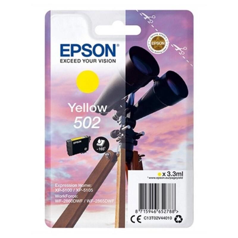 Se Epson No.502 Yellow Printerpatron Original hos Boligcenter.dk