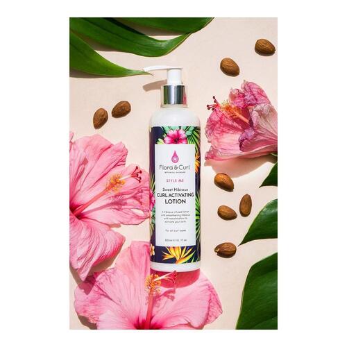 Væske til at definere krøller Flora & Curl Style Me Hibiscus 300 ml