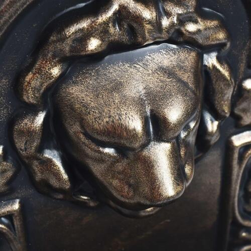 Vægfontæne løvehoved bronzefarvet