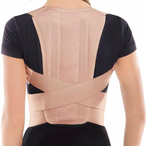 Justerbar Holdningskorrigerende Rygstøtte Beige Unisex XL (OUTLET A)