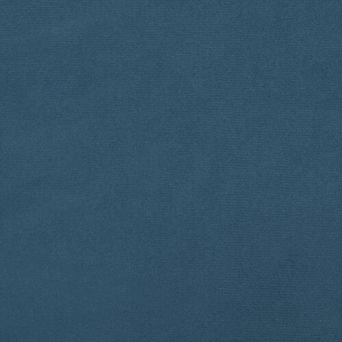 Sengeramme uden madras Mørkeblå 200x200 cm Fløjl