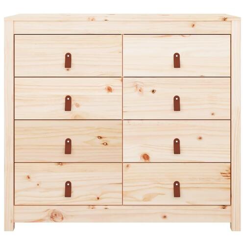 Kommode 100x40x90 cm massivt fyrretræ