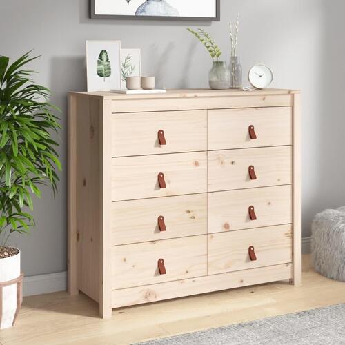 Kommode 100x40x90 cm massivt fyrretræ
