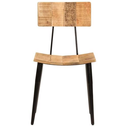 Spisebordsstole 2 stk. 44x40x80 cm massivt mangotræ