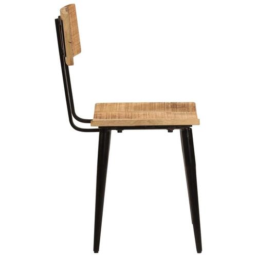 Spisebordsstole 2 stk. 44x40x80 cm massivt mangotræ