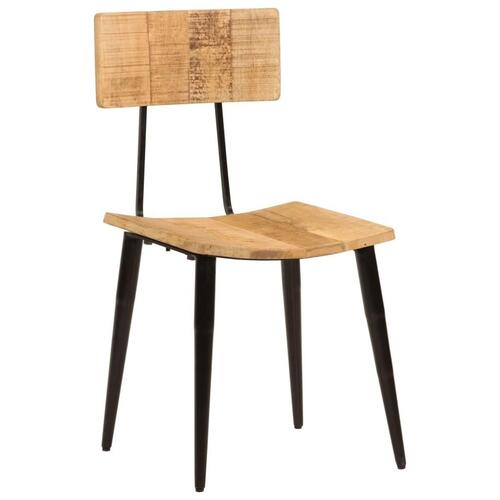 Spisebordsstole 2 stk. 44x40x80 cm massivt mangotræ