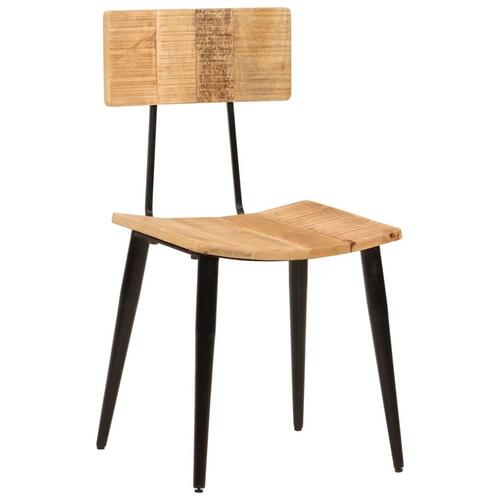 Spisebordsstole 2 stk. 44x40x80 cm massivt mangotræ