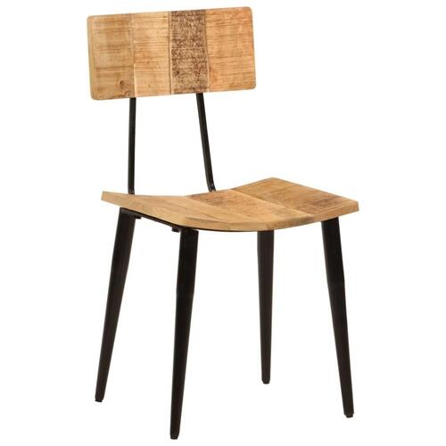 Spisebordsstole 2 stk. 44x40x80 cm massivt mangotræ