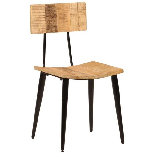 Spisebordsstole 2 stk. 44x40x80 cm massivt mangotræ