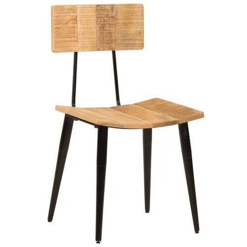 Spisebordsstole 2 stk. 44x40x80 cm massivt mangotræ