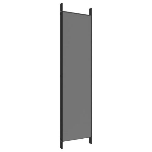 4-panels rumdeler 200x200 cm stof antracitgrå