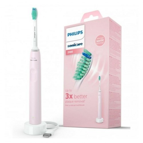 Elektrisk tandbørste Philips Sonicare 2100 HX3651/11 - pink