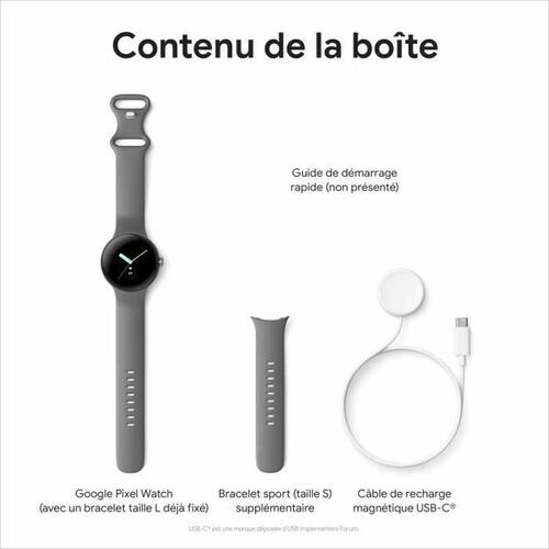 Smartwatch Google Pixel Watch Grå 1,6"