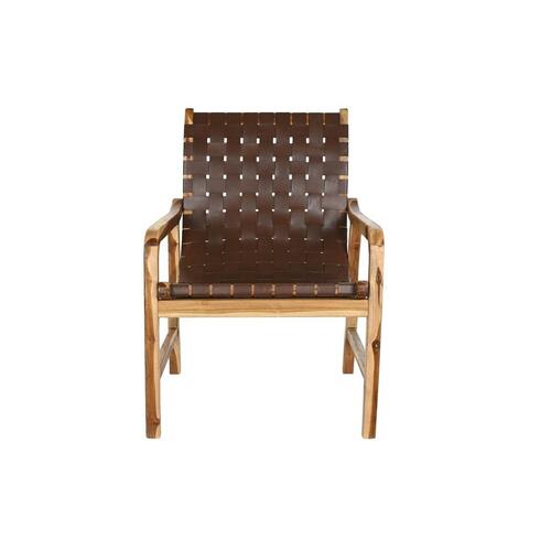 Lænestol Brun Teak 66 x 73 x 96 cm