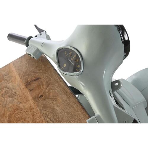 Kommode Blå Metal Brun Motorcykel Mangotræ Brugt (100 x 67 x 105 cm)