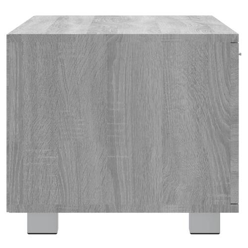 Tv-bord 120x40,5x35 cm konstrueret træ grå sonoma-eg