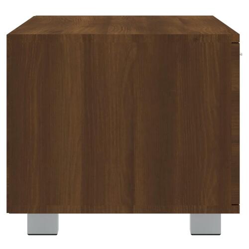 Tv-bord 120x40,5x35 cm konstrueret træ brun egetræsfarve