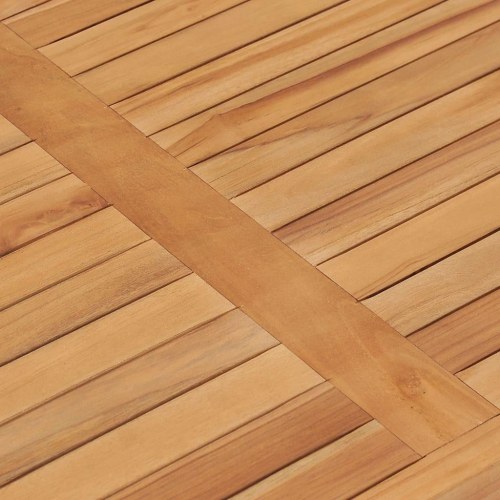 Havebord 90,5x55,5x30,5 cm massivt teaktræ