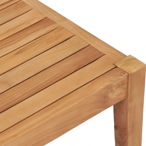 Havebord 90,5x55,5x30,5 cm massivt teaktræ