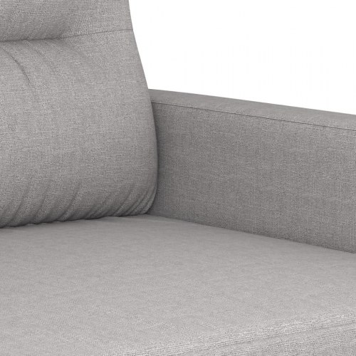 2-personers sofa 120 cm stof lysegrå