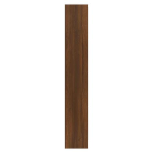 Skoskab 63x24x147 cm konstrueret træ brun egetræsfarve