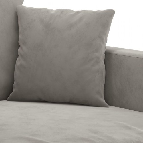 Lænestol 60 cm velour lysegrå