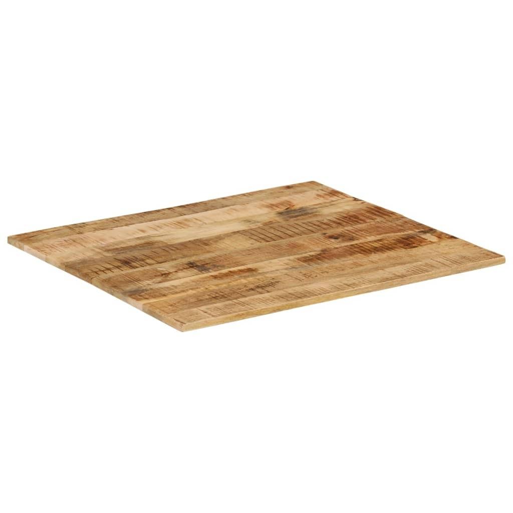 Bordplade 15-16 mm 80x70 cm massivt mangotræ