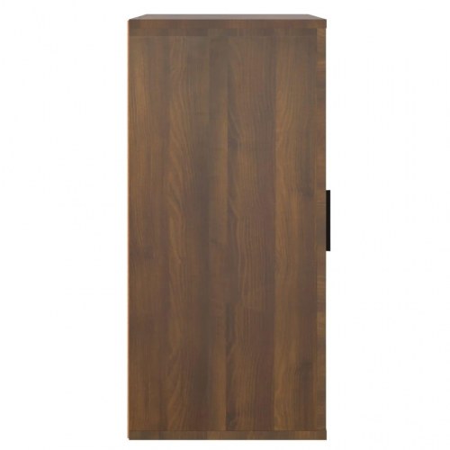 Skænk 40x33x70 cm konstrueret træ brun egetræsfarve