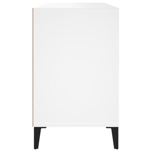 Skoreol 102x36x60 cm konstrueret træ hvid