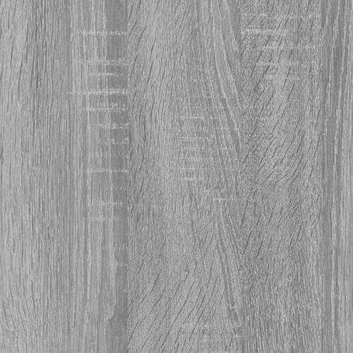 Skoskab 63x24x103 cm konstrueret træ grå sonoma-eg