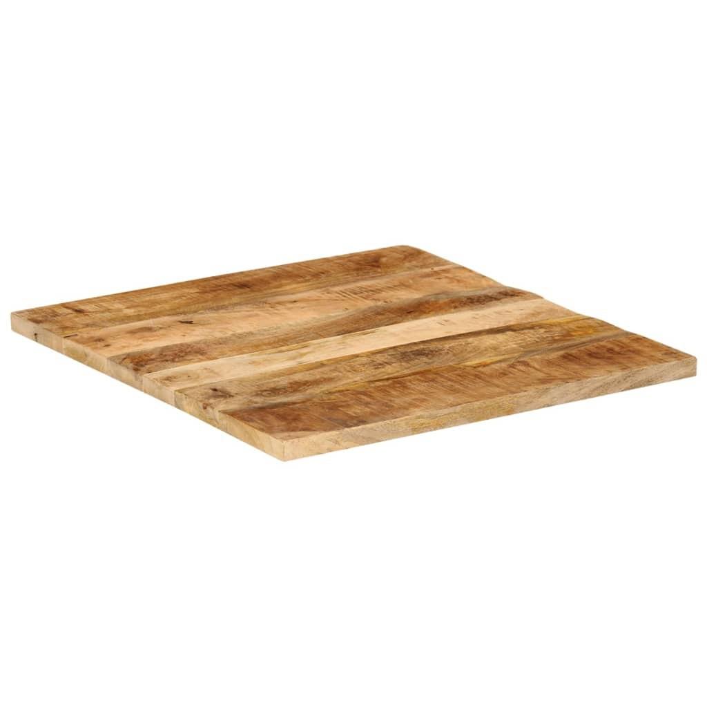 Bordplade 25-27 mm 70x70 cm massivt mangotræ