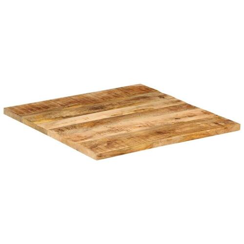 Bordplade 25-27 mm 70x70 cm massivt mangotræ