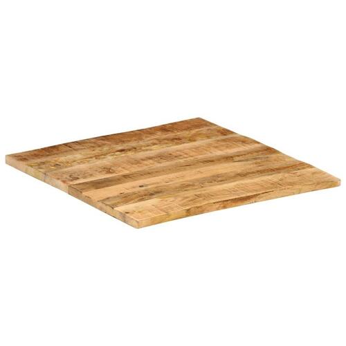 Bordplade 25-27 mm 70x70 cm massivt mangotræ