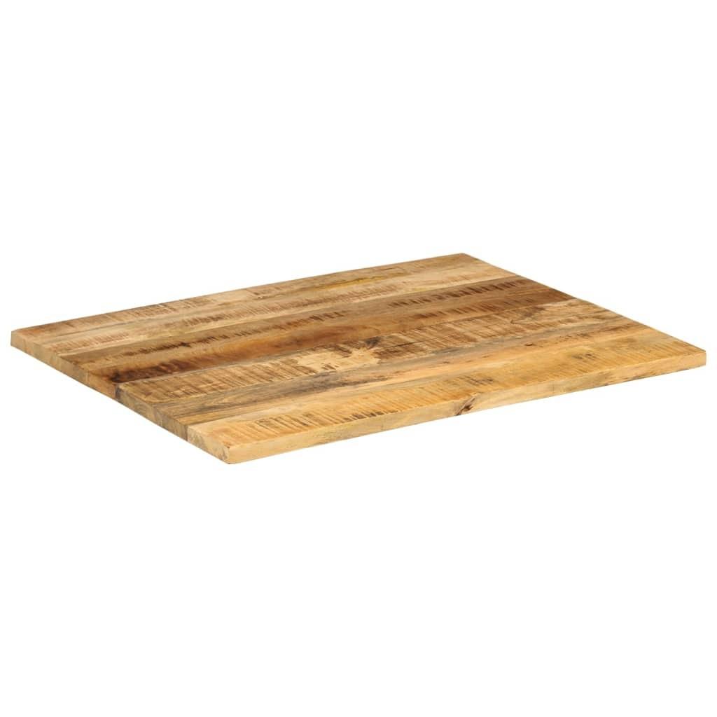 Bordplade 25-27 mm 90x70 cm massivt mangotræ