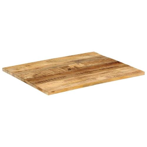 Bordplade 25-27 mm 90x70 cm massivt mangotræ