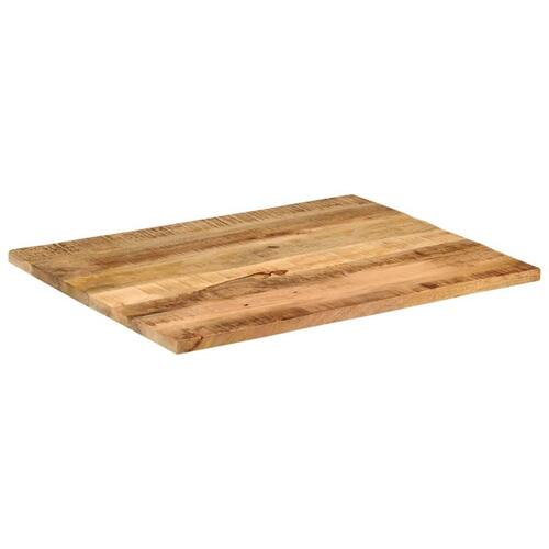 Bordplade 25-27 mm 90x70 cm massivt mangotræ