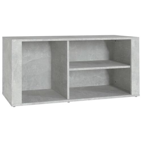 Skoreol 100x35x45 cm konstrueret træ betongrå