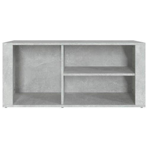 Skoreol 100x35x45 cm konstrueret træ betongrå