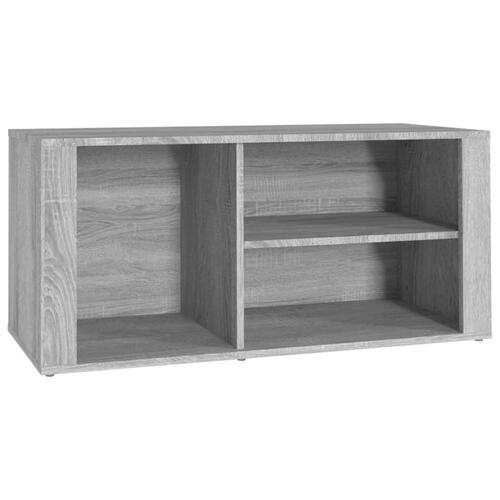 Skoskab 100x35x45 cm konstrueret træ grå sonoma-eg