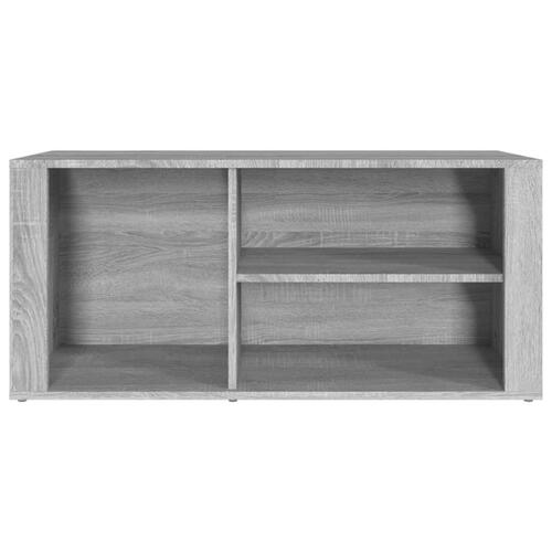 Skoskab 100x35x45 cm konstrueret træ grå sonoma-eg