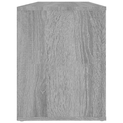 Skoskab 100x35x45 cm konstrueret træ grå sonoma-eg