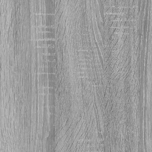 Skoskab 63x24x81 cm konstrueret træ grå sonoma-eg