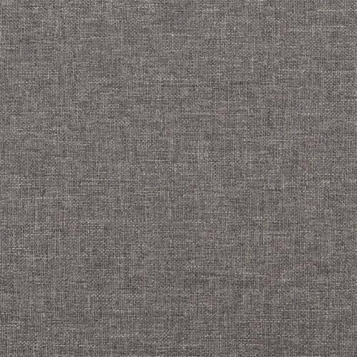 Bænk 100x35x41 cm stof mørkegrå