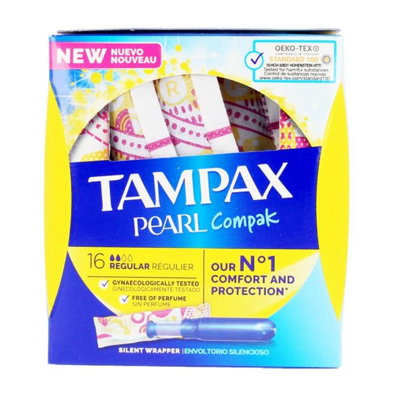 Tampax Pearl Compak tamponer Regular - 16 stk.