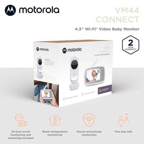 Babyalarm Motorola VM44 4,3" HD WIFI