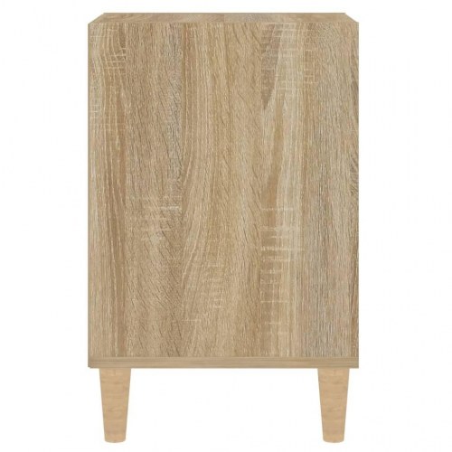Tv-bord 100×35×55 cm i konstrueret træ - sonoma-eg