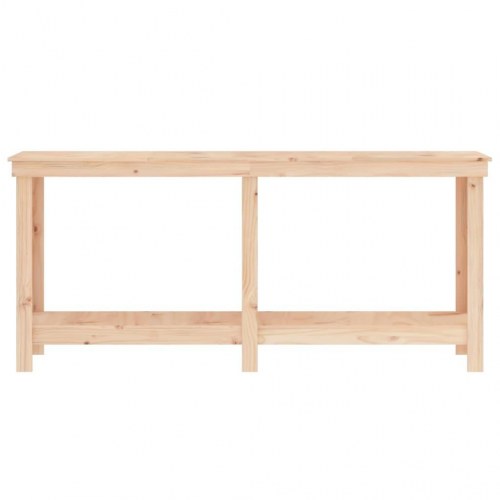 Arbejdsbord i massivt fyrretræ 180 × 50 × 80 cm - arbejdsbænk med hylde
