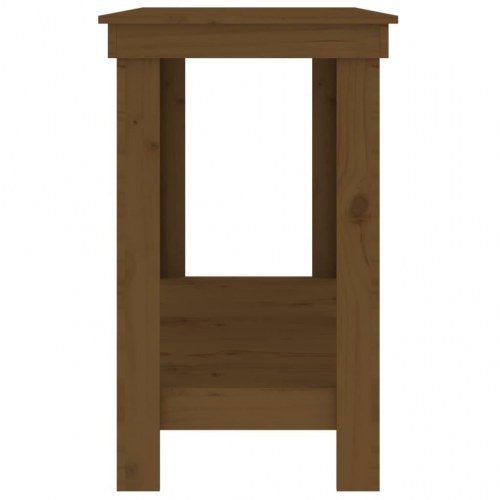 Arbejdsbord i massivt fyrretræ 180 × 50 × 80 cm - gyldenbrun